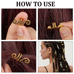 39Pcs Zinc Alloy Dreadlocks Beads&nbsp;FIND-PA0001-83
