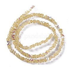 Electroplate Glass Beads Strands&nbsp;EGLA-E057-01A-02