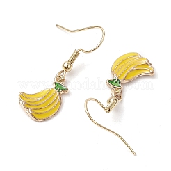 10 Pairs 10 Styles Fruit Alloy Enamel Dangle Earrings for Women&nbsp;EJEW-JE05905