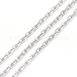 Tarnish Resistant 304 Stainless Steel Cable Chains&nbsp;CHS-F011-13A-P