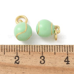 Brass Enamel Pendants&nbsp;KK-P294-38G-04