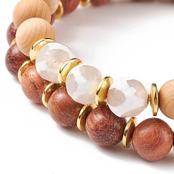 2Pcs 2 Style Mala Bead Bracelets Set&nbsp;BJEW-JB08419
