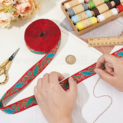 10 Yards Ethnic Style Embroidery Polyester Ribbons&nbsp;OCOR-FG0002-26B