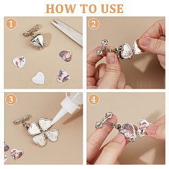 2Pcs Brass Brooches&nbsp;JEWB-FH00028