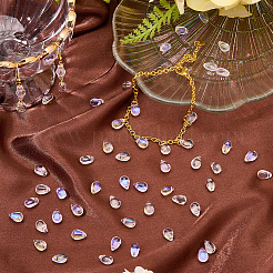 200Pcs Transparent Spray Painted Glass Charms&nbsp;GLAA-SP0001-56