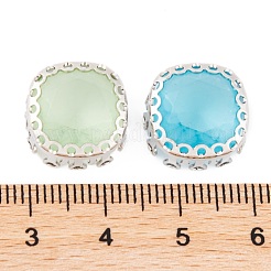 Square Sew on Rhinestone&nbsp;GLAA-K069-11P