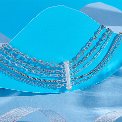 925 Sterling Silver Slide Lock Clasps&nbsp;HJEW-PH02493