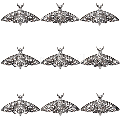 10Pcs Halloween Tibetan Style Alloy Big Pendants&nbsp;ENAM-SC0007-42