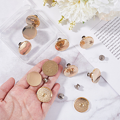 12Pcs Nail Free Zinc Alloy Curtain Button Buckle&nbsp;FIND-GF0007-41D