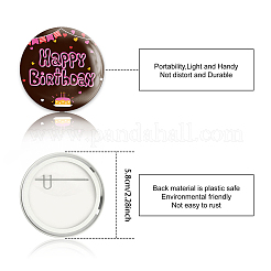 Tinplate Brooch&nbsp;JEWB-WH0012-026