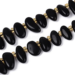 Natural Obsidian Beads Strands&nbsp;G-Z091-A40