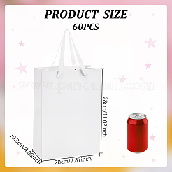 60Pcs Paper Packing Bags with Handle&nbsp;CARB-WA0001-01A