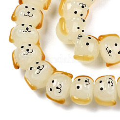 Handmade Lampwork Beads Strands&nbsp;LAMP-N021-42F