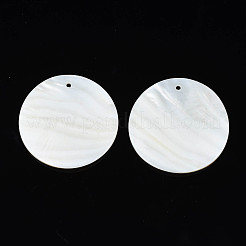 Natural Freshwater Shell Pendants&nbsp;SHEL-N026-178