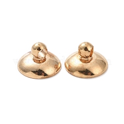 Brass Bead Cap Pendant Bails&nbsp;KK-E446-02AB