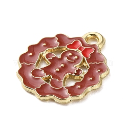 Christmas Theme Alloy Enamel Pendants&nbsp;ENAM-K074-03A-02