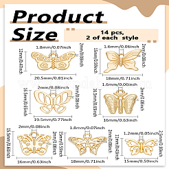 14Pcs 7 Style Alloy Pendants&nbsp;FIND-LP0005-68