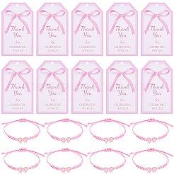 Alloy Enamel Bowknot Link Bracelets&nbsp;BJEW-BM0001-02