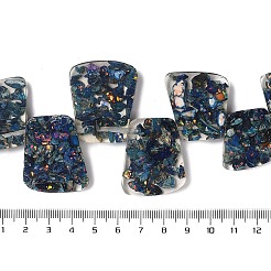 Dyed Natural Imperial Jasper with Resin Beads Strands&nbsp;G-Q017--E05-01C