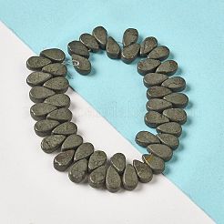 Natural Pyrite Beads Strands&nbsp;G-B064-B52