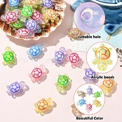 UV Plating Opaque Acrylic Beads&nbsp;OACR-CJC0006-27