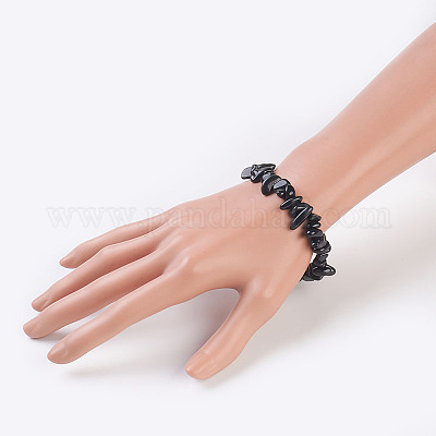 Natural Indian Agate Stretch Bracelets&nbsp;BJEW-JB03681-04-1