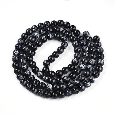 Baking Paint Glass Beads&nbsp;X1-DGLA-N003-8mm-A10-1