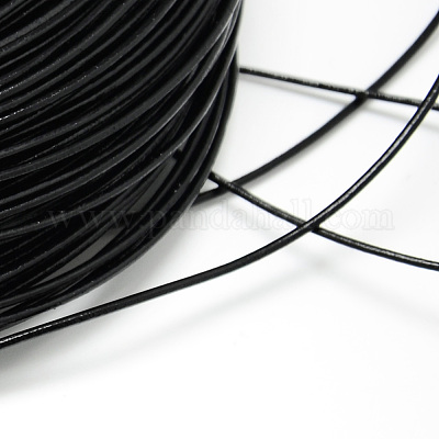 Round Cowhide Leather Cord&nbsp;WL-Q007-6mm-2-1