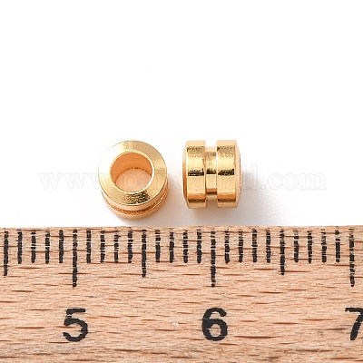 Brass Beads&nbsp;KK-C157-64G-1