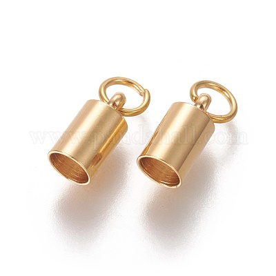 201 Stainless Steel Cord Ends&nbsp;STAS-L226-016C-G-1