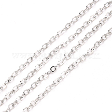 Brass Cable Chains CHC-T008-06C-P-1