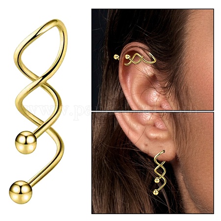Wholesale 316 Stainless Steel Spiral Barbell Pandahall