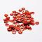 Plastic Paillette Beads, Semi-cupped Sequins Beads, Center Hole, Chocolate, 5x0.5mm, Hole: 1mm, about 35000pcs/pound