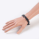 Natural Indian Agate Stretch Bracelets&nbsp;BJEW-JB03681-04-3