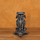 Halloween Theme Resin Candle Holder&nbsp;DARK-PW0001-093C-1