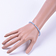 Natural Angelite Stretch Bracelets&nbsp;BJEW-JB04556-06-3