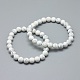 Synthetic Turquoise Jasper Bead Stretch Bracelets&nbsp;BJEW-K212-C-009-1
