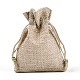 Burlap Packing Pouches Drawstring Bags&nbsp;ABAG-Q050-13x18-01-2