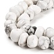 Natural Howlite Beads Strands&nbsp;G-G053-C09-01-4