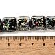 Handmade Dichroic Foil Glass Beads Strands&nbsp;DICH-U001-07H-4
