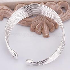 Classic Brass Cuff Bangles For Women&nbsp;BJEW-BB12232
