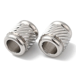 Non-Tarnish 202 Stainless Steel European Beads&nbsp;STAS-A081-04P