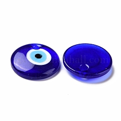 Handmade Lampwork Evil Eye Pendants&nbsp;LAMP-E106-02F