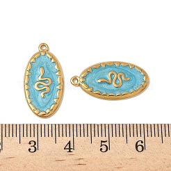 304 Stainless Steel Enamel Pendants&nbsp;STAS-V015-34G
