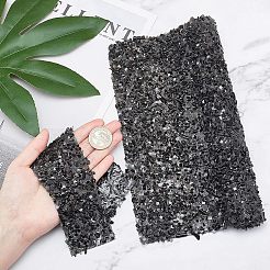 Glitter Resin Hotfix Rhinestone(Hot Melt Adhesive On The Back)&nbsp;AJEW-WH0120-60C