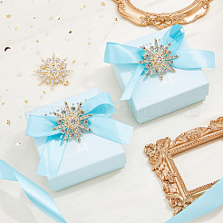 6Pcs Alloy Rhinestone Brooches&nbsp;JEWB-FH0001-45G
