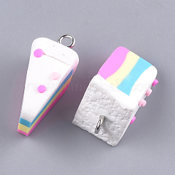 Handmade Polymer Clay Pendants&nbsp;X-CLAY-T015-02B