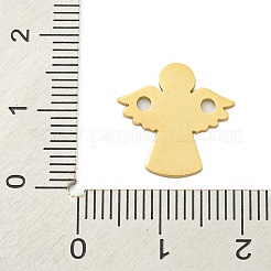 Ion Plating(IP) 201 Stainless Steel Connectors Charm&nbsp;STAS-M015-25G