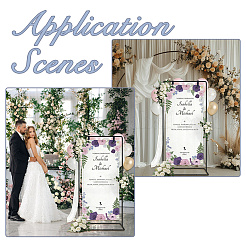 Adjustable Height Iron Wedding Sign Holder&nbsp;AJEW-WH0410-51EB