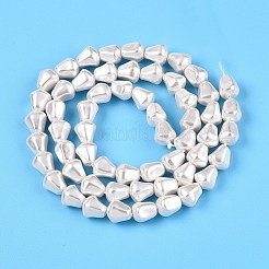 Transparent Spray Painted Glass Beads Strands&nbsp;GLAA-N001-28